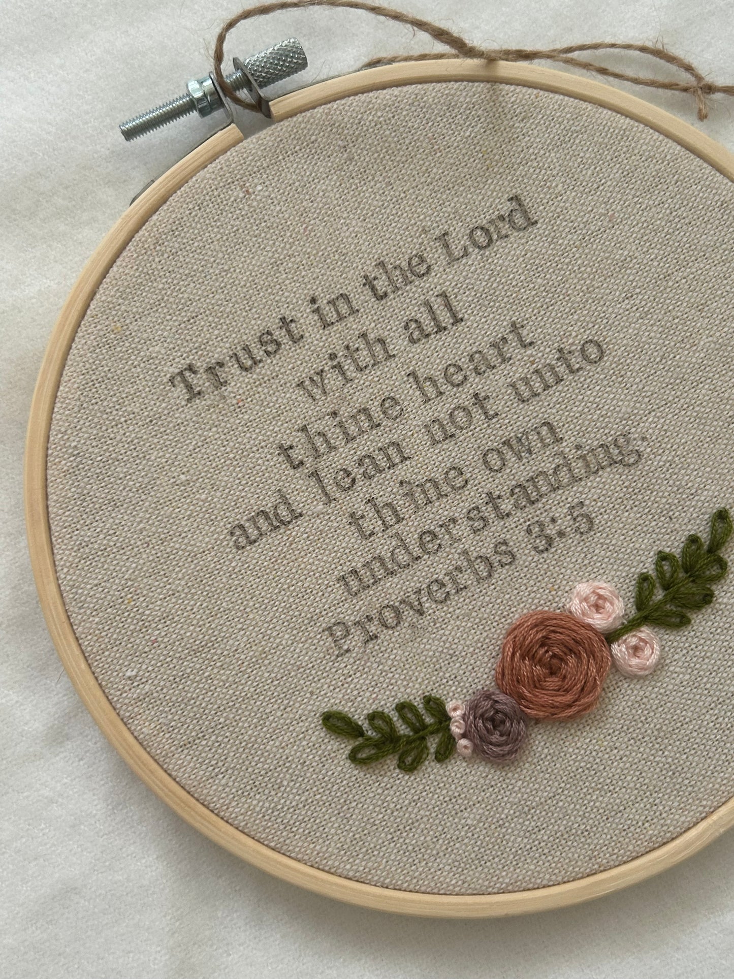 ‘Trust in the Lord’ 6” hoop