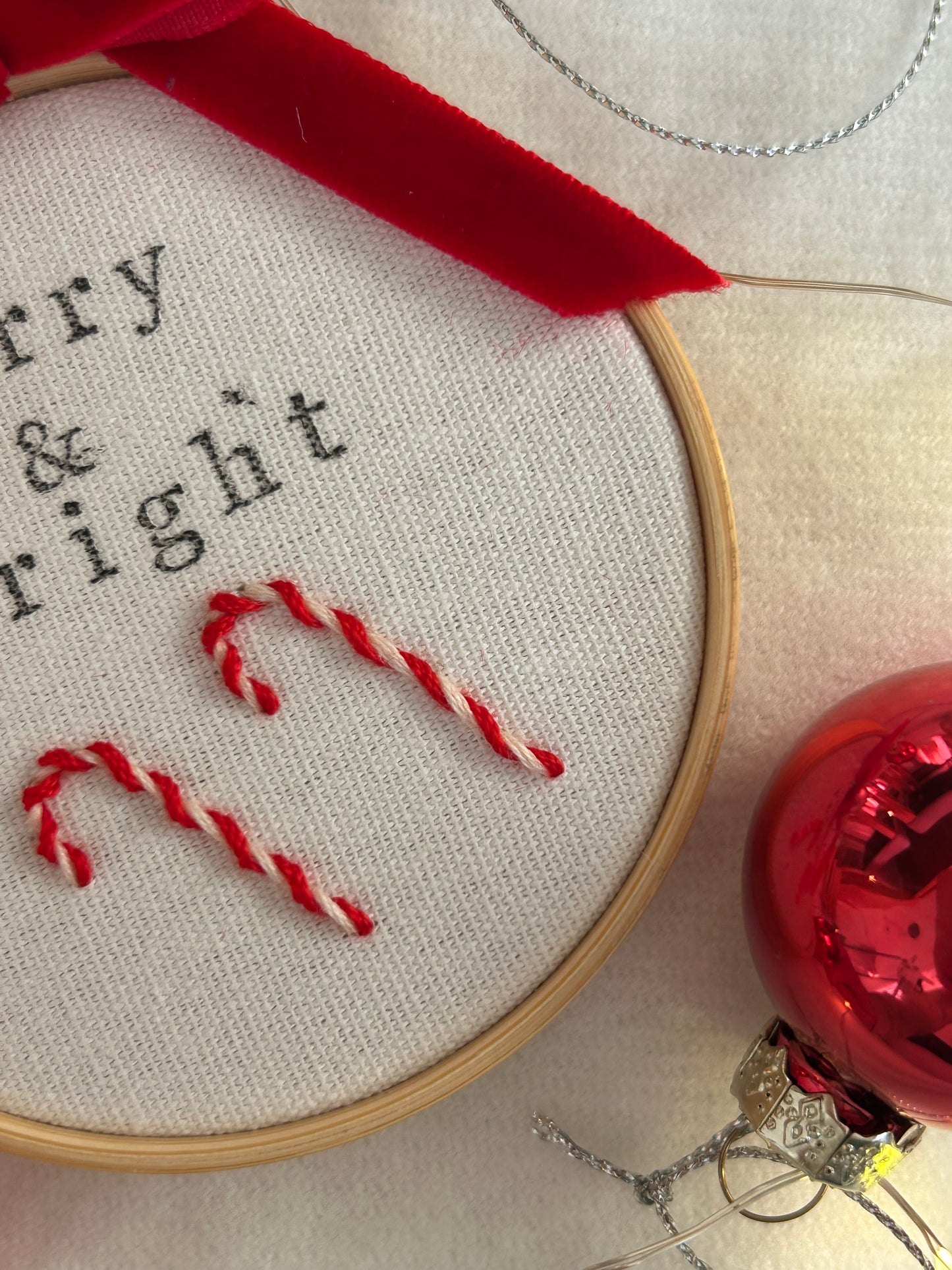 Merry & bright 3” hoop
