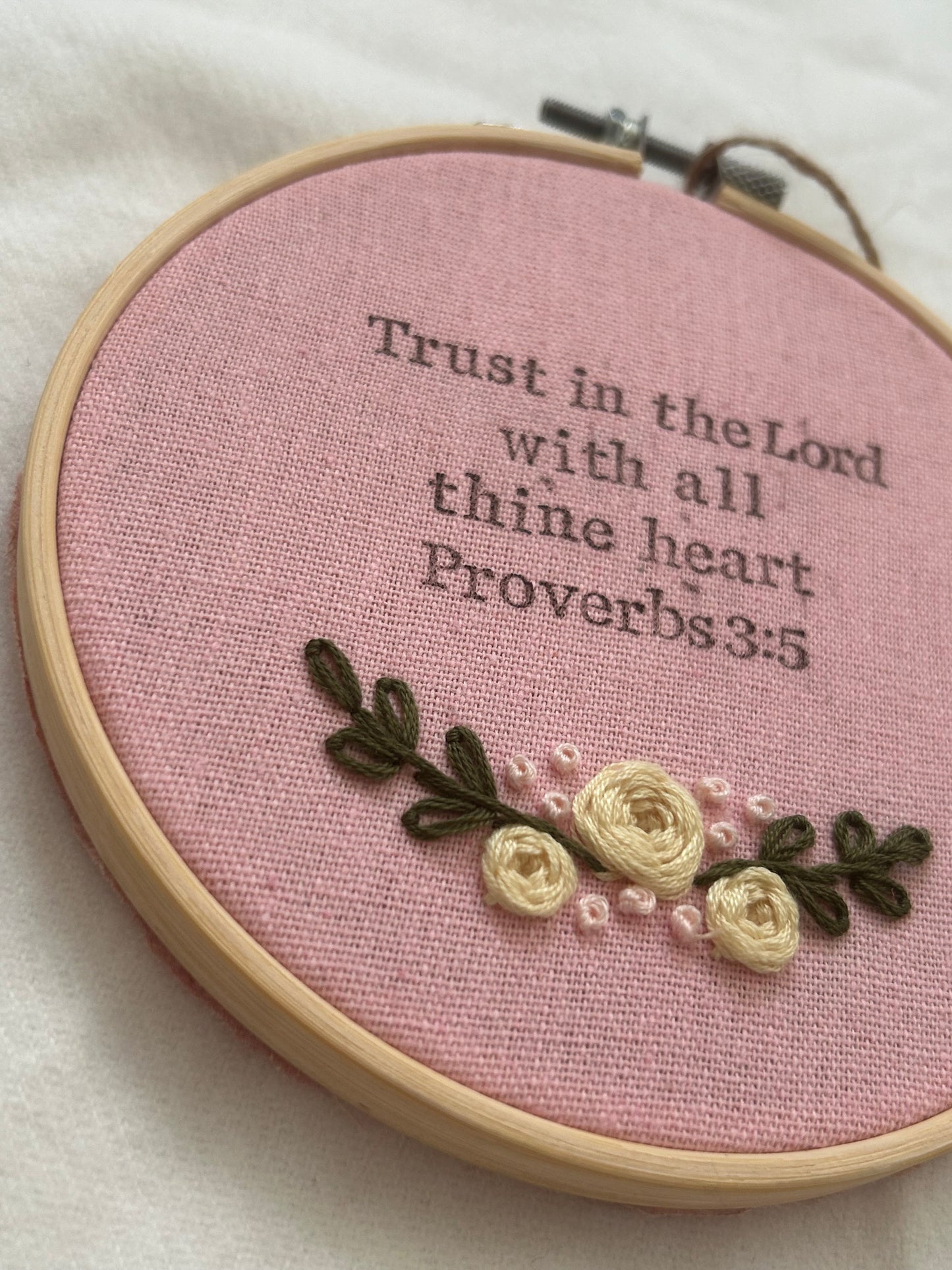 ‘Trust in the Lord’ 5” hoop
