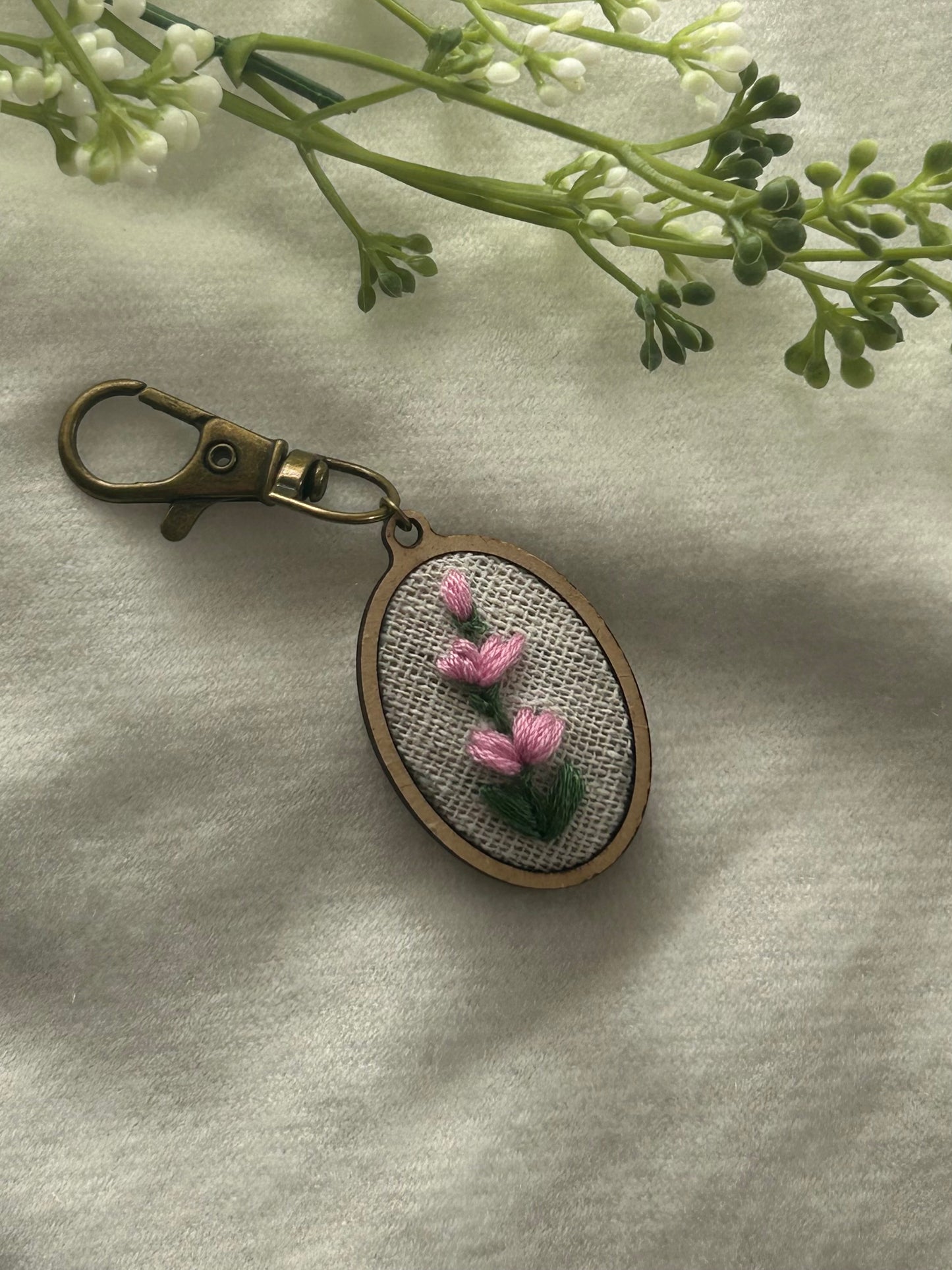 Floral keychains