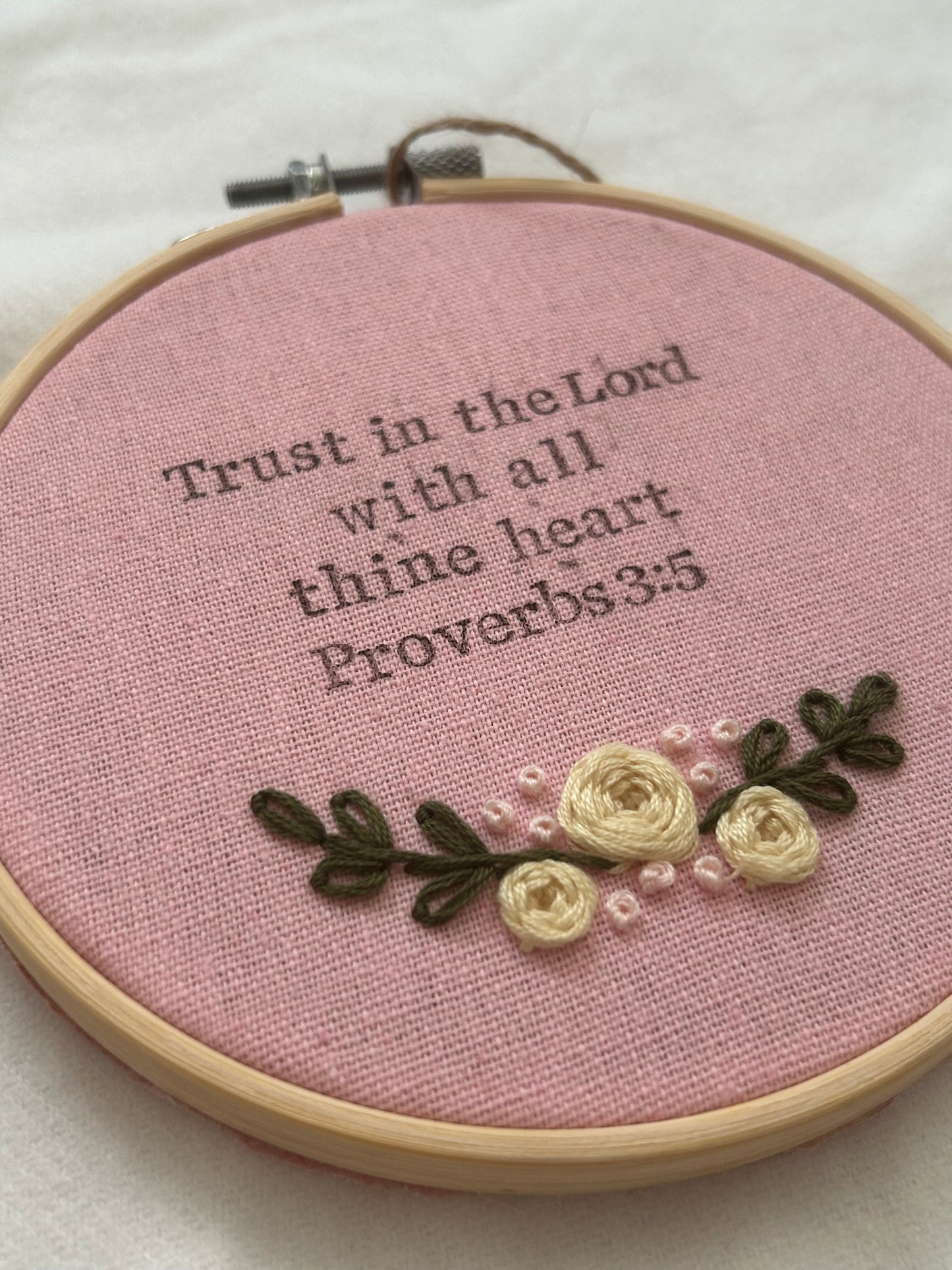 ‘Trust in the Lord’ 5” hoop