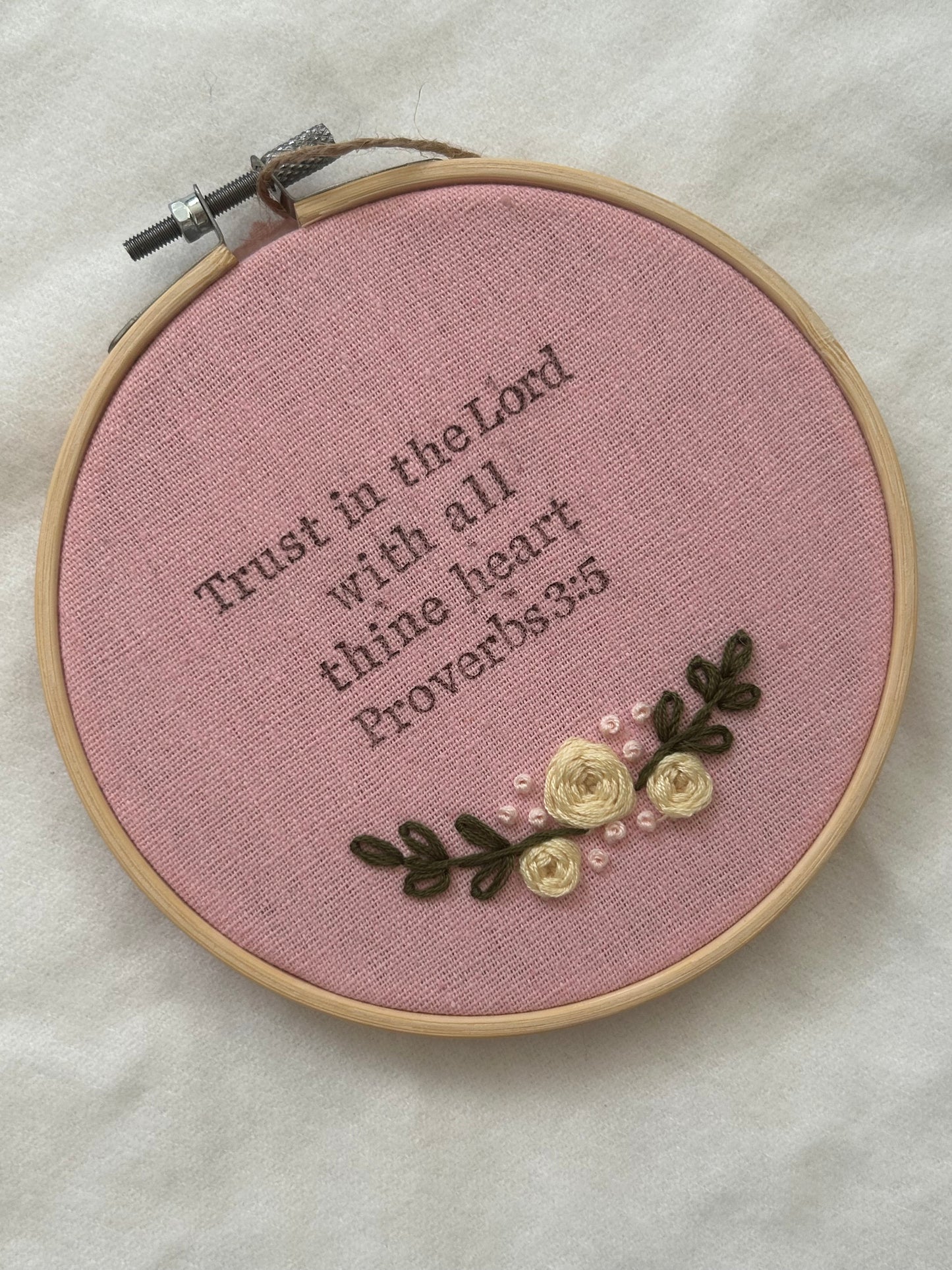 ‘Trust in the Lord’ 5” hoop