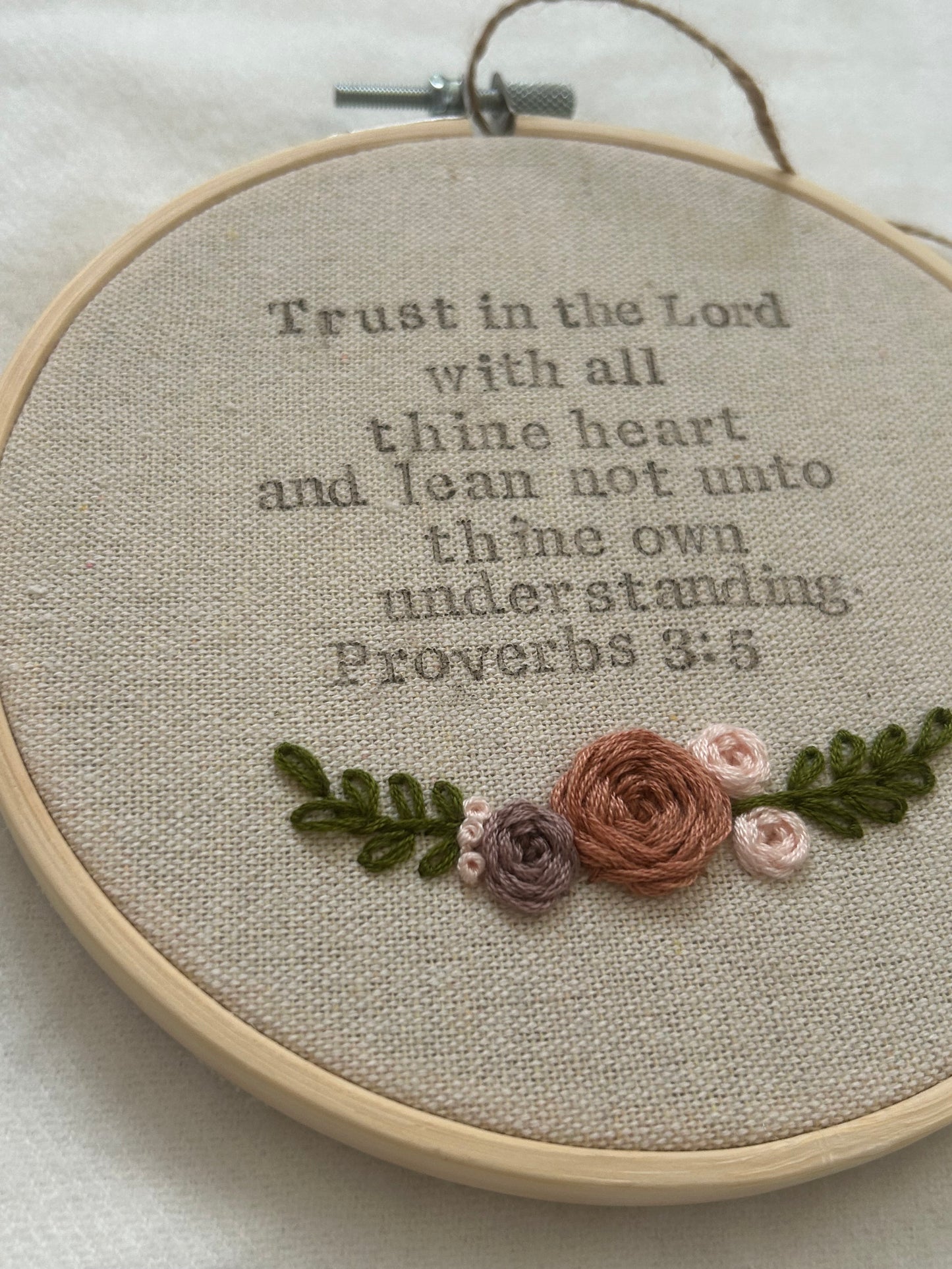 ‘Trust in the Lord’ 6” hoop