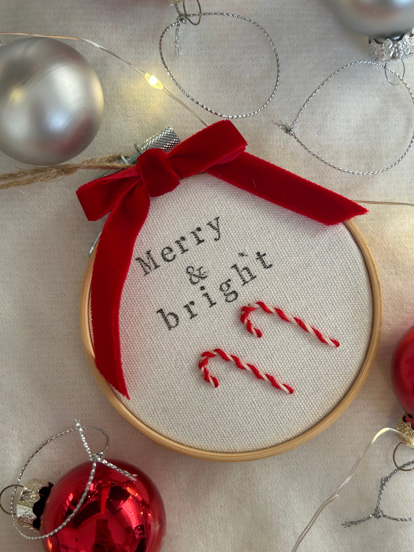 Merry & bright 3” hoop