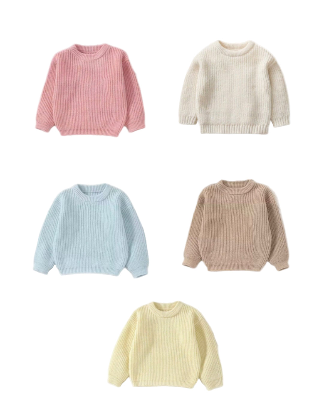 Personalised baby name embroidered jumper