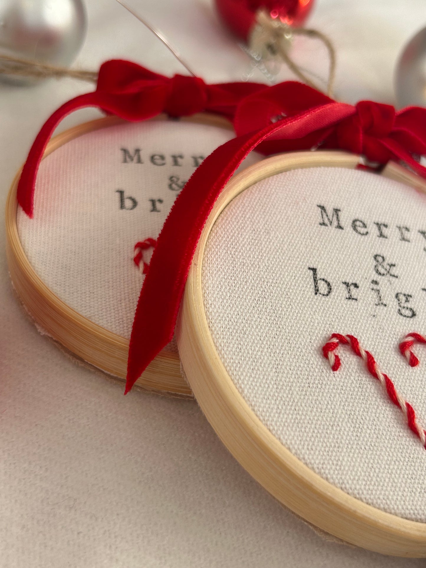 Merry & bright 3” hoop