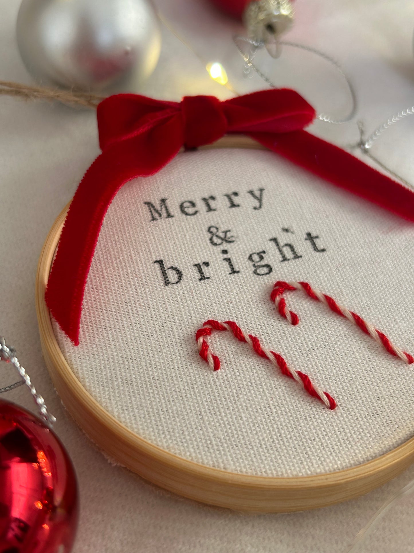 Merry & bright 3” hoop