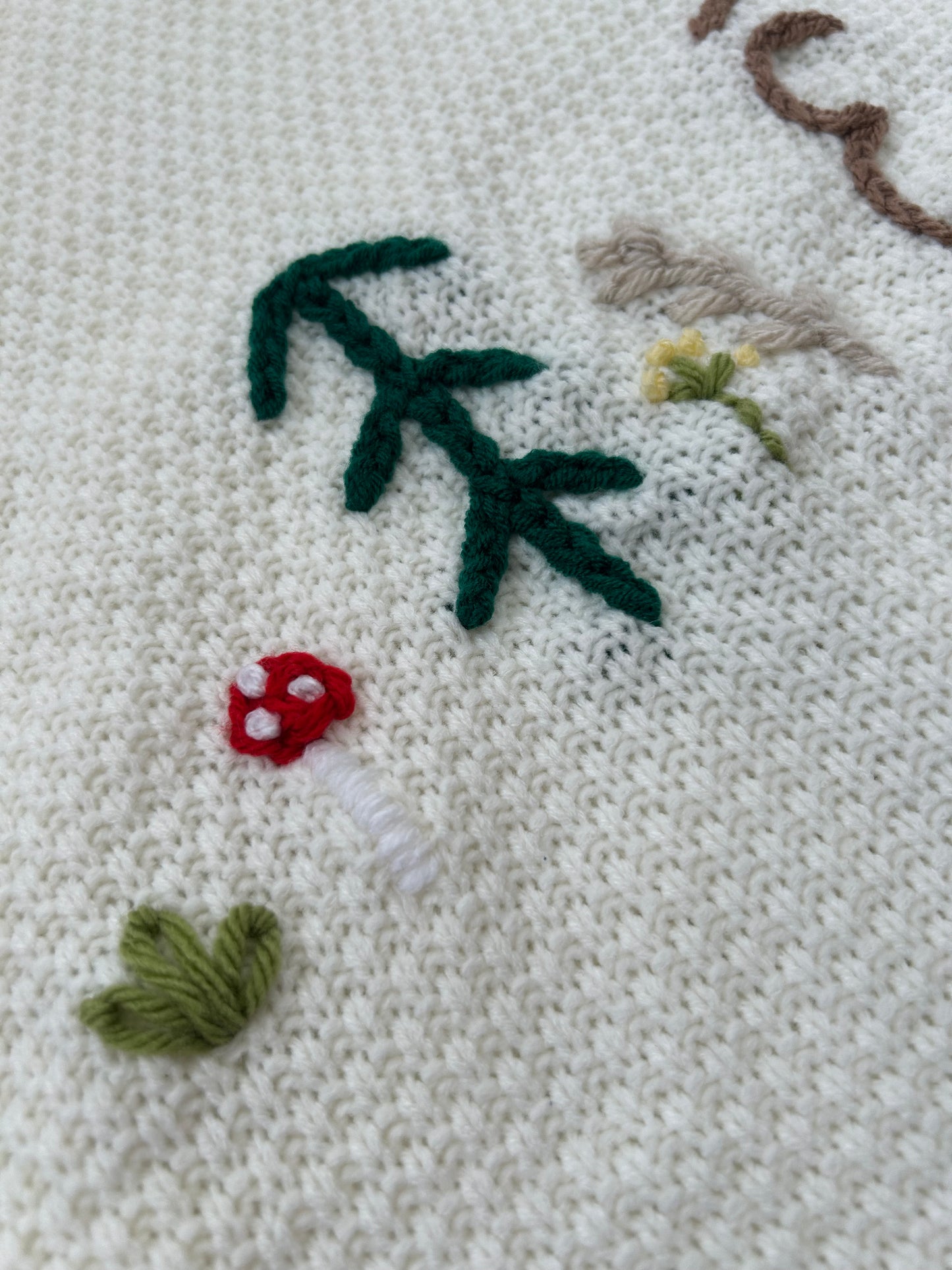 Personalised baby boy blanket