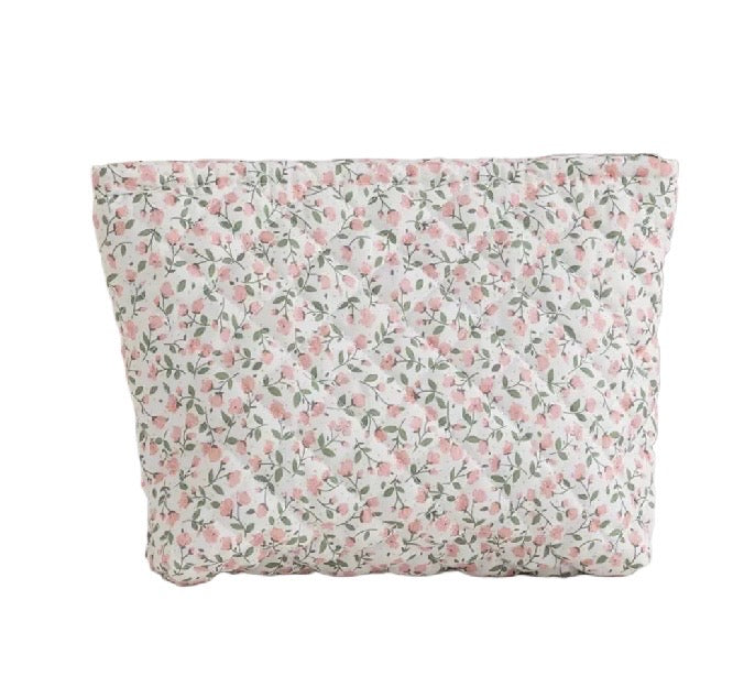 Floral cosmetic bag