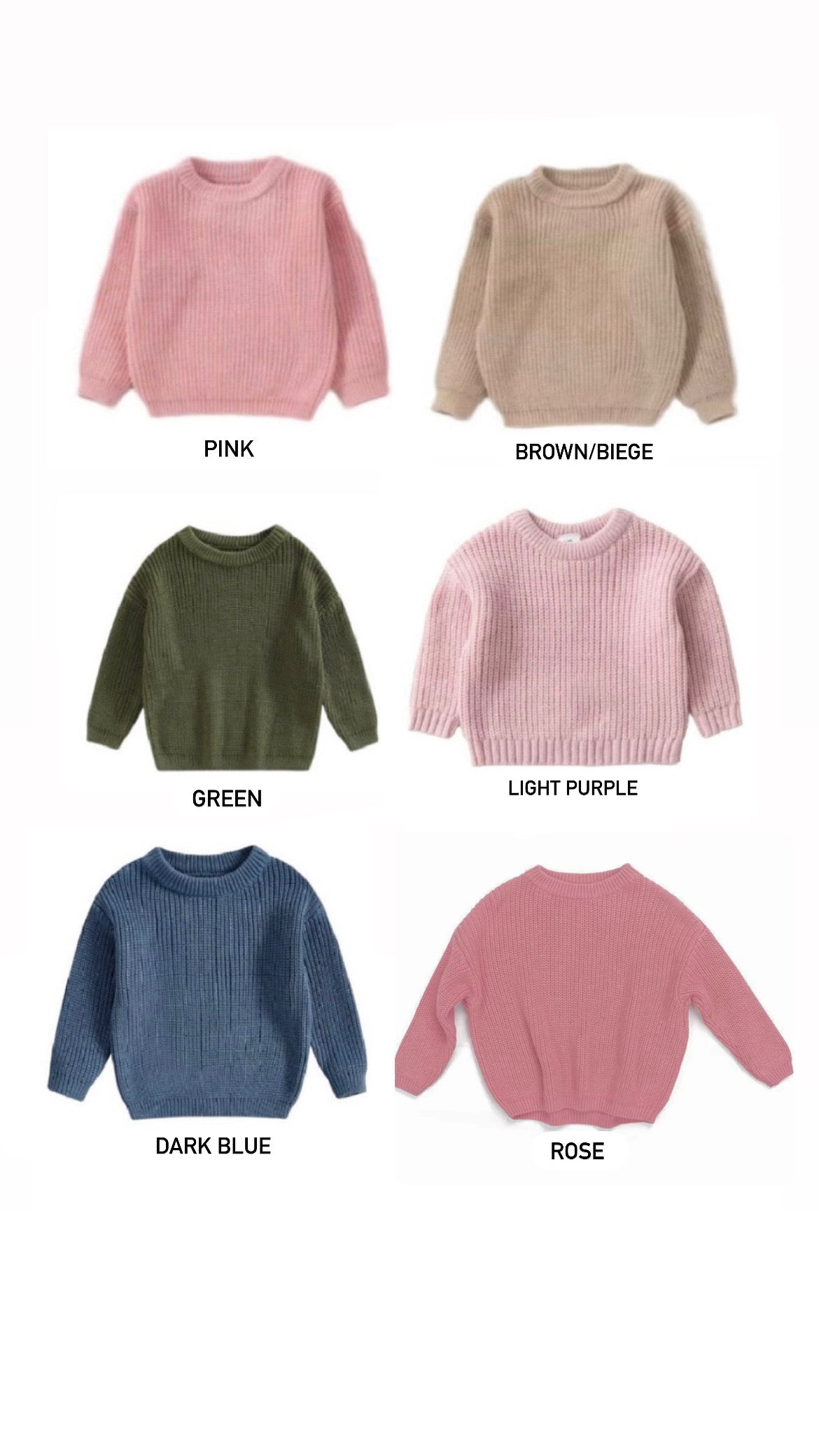 Personalised baby name embroidered jumper